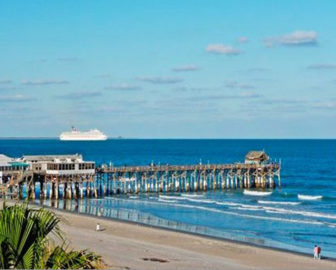 Cocoa Beach Live Cam from Doubletree Hilton