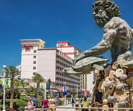 Hampton Inn Virginia Beach Oceanfront Hotel Live Boardwalk Webcam