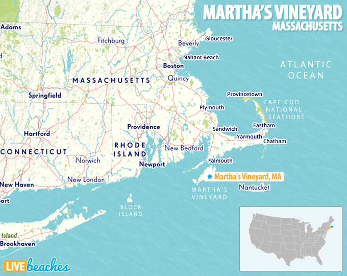 Map of Martha’s Vineyard