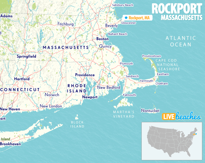 Map of Rockport, MA