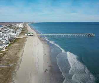 Tour Wrightsville Beach NC, flyover aerial drone video