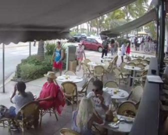 News Cafe Cam in South Beach Miami