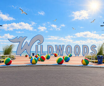 Live Cam Wildwood, NJ Boardwalk Sign, Jersey Shore