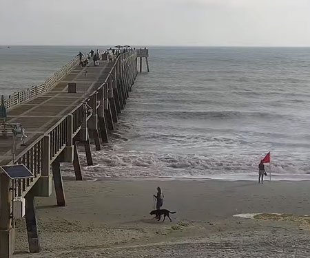 Live Webcam Jax Beach Fishing Pier, Jacksonville Beach, FL