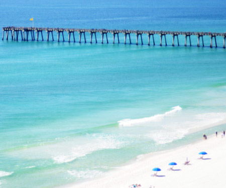 Pensacola Beach Webcam South View