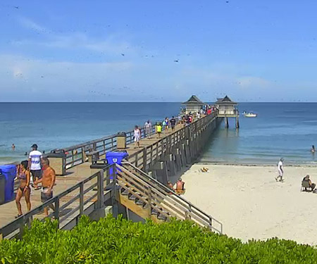 Naples Pier Live Webcam in Florida