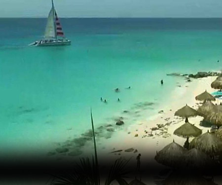Casa Del Mar Resort Live Webcam, Aruba, Caribbean Islands, Resort Beach Vacation