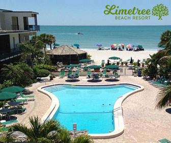 Limetree Beach Resort Pool Webcam, Sarasota FL