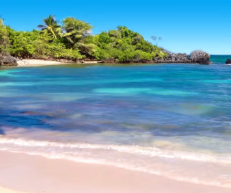 Calm Waves Scenic Beach Highlights Dominican Republic, Caribbean Islands