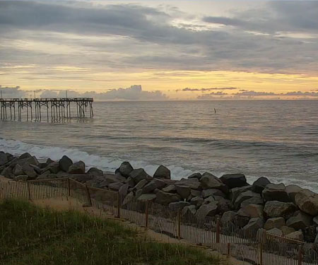 Carolina Beach Pier Surf Cam, NC