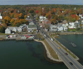 Aerial Video Tour of Wiscasset, ME