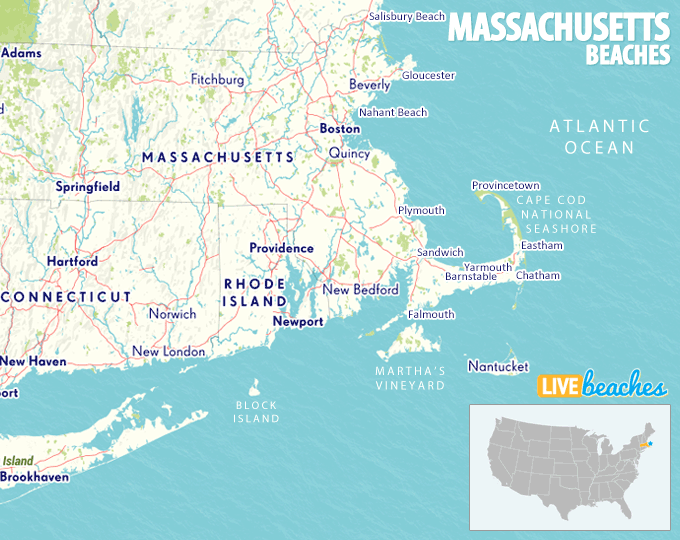 Map Of Coastal Massachusetts