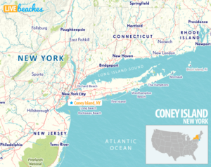 Map of Coney Island, New York