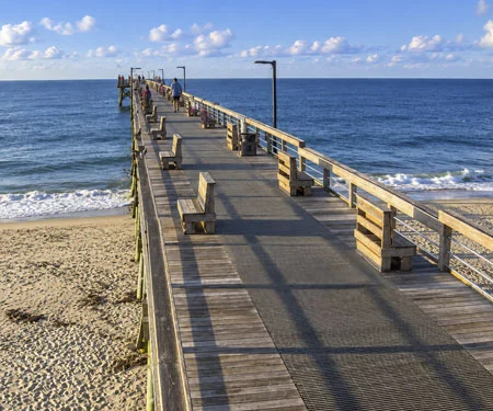 Oak Island Pier Live Webcam, Oak Island, NC