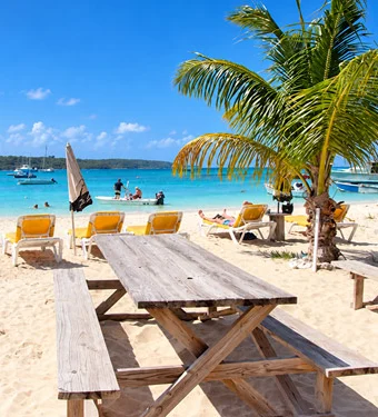 Elvis Beach Bar Live Cam at Sandy Ground in Anguilla, Caribbean Islands