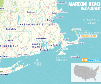 Map of Marconi Beach, Massachusetts, Cape Cod - LiveBeaches.com