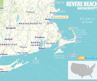 Map of Revere Beach, Massachusetts