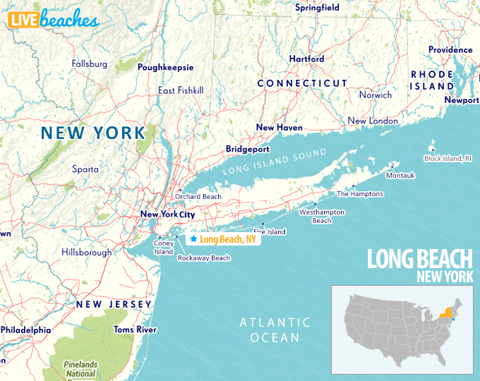 Map of Long Beach, New York