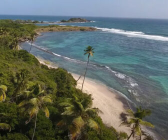 Aerial Flyover Martinique Video, Beach Vacation, Visit Caribbean Islands