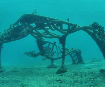 Living Sea Sculpture, Cozumel Underwater Coral Reef Live Cam