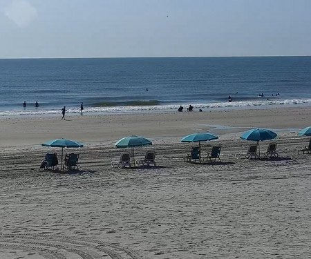 Jacksonville Beach Pier Live Cam, Florida - South View