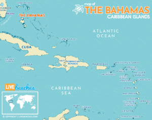 Map of The Bahamas, Visit Caribbean Islands - Live Beaches