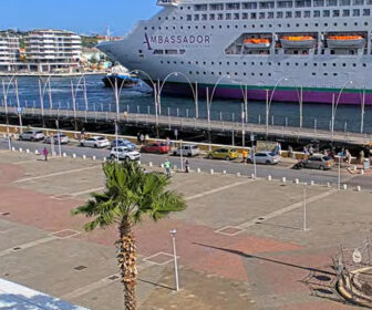 Brion City Hotel Live Webcam in Curacao, Cruise ships cam.