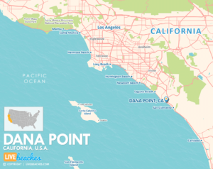 Dana Point, California Map, Best Beaches, USA - LiveBeaches.com