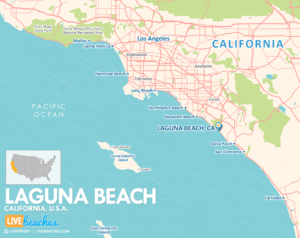 Laguna Beach, California Map, Best Beaches, USA - LiveBeaches.com