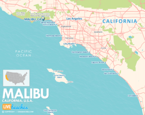 Malibu, California Map, Best Beaches, USA - LiveBeaches.com