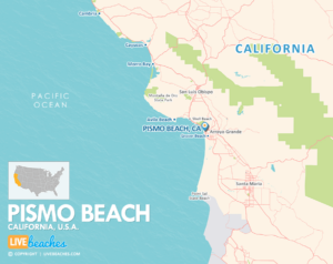 Pismo Beach, California Map, Best Beaches, USA - LiveBeaches.com
