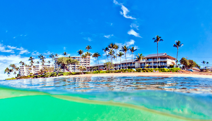 Hale Pau Hana Live Beach Cam in Maui, Hotel and Resort, Hawaii