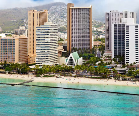 Hilton Waikiki Beach Resort & Spa Webcam, Honolulu, Hawaii