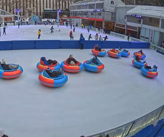 The Rink at Bank of America Winter Village in Bryant Park - Live Webcam NYC