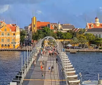The Swinging Bridge in Curaçao Live Webcam