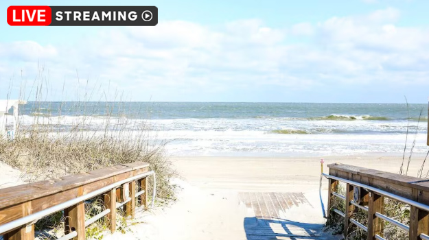 Carolina Beach, NC Live Webcam, Tony Silvagni Surf School
