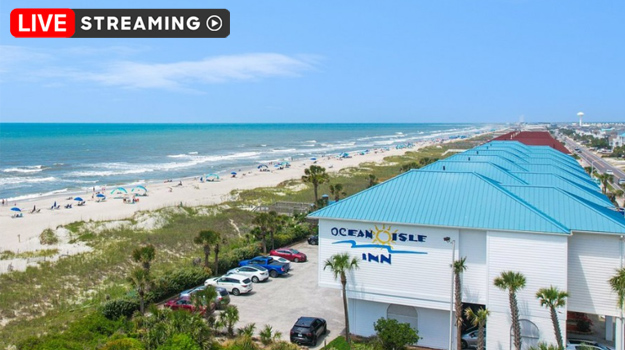 Ocean Isle Beach, NC Live Webcam, Ocean Isle Beach Oceanfront Hotel