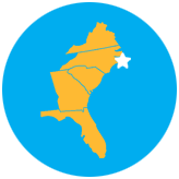 ocracoke island nc obx southeast u.s. map icon