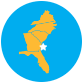 st simons island ga southeast u.s. map icon