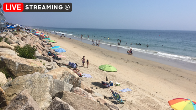 Pleasant View Inn Live Beach Webcam, Misquamicut CT