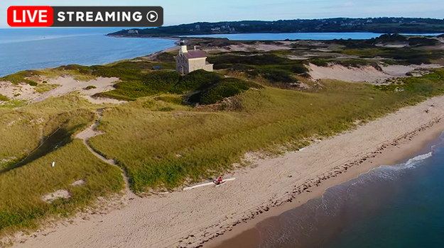 block island lighthouse, RI Webcam Poster Image