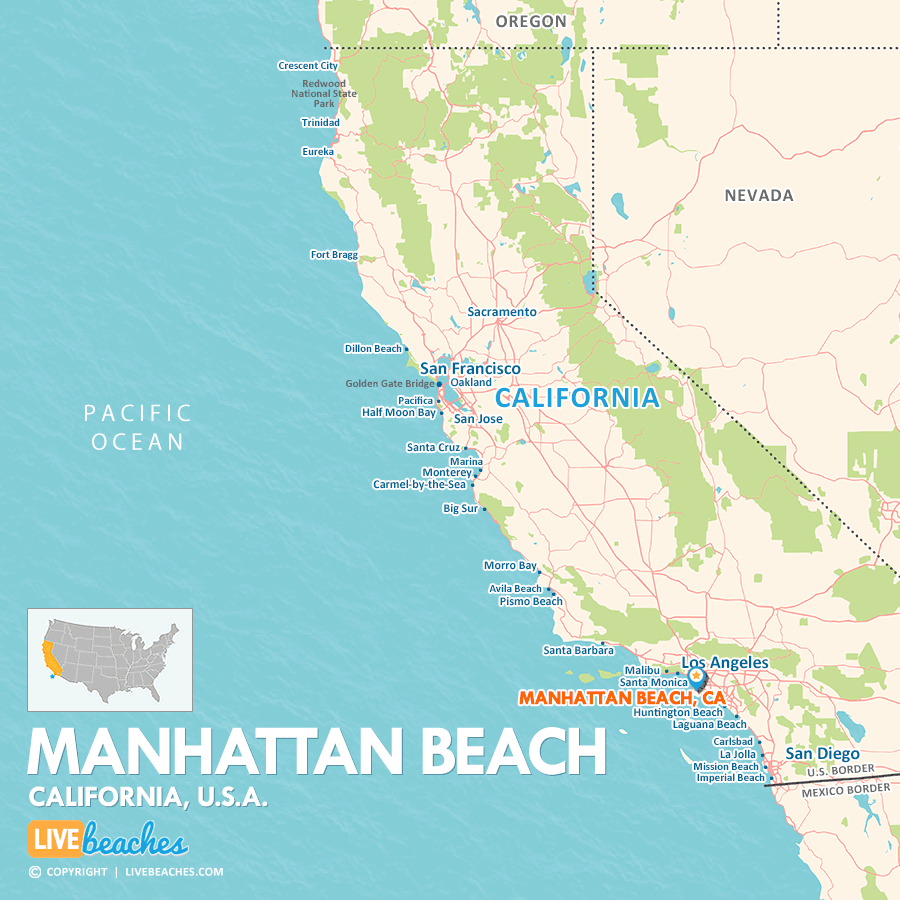 Manhattan Beach, California Map
